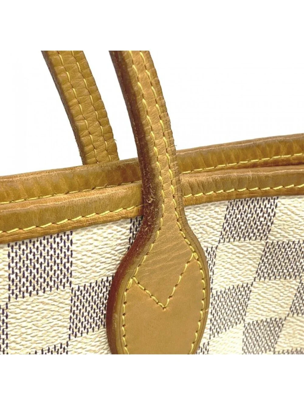 Louis Vuitton Tote Damier Azur Neverfull MM White